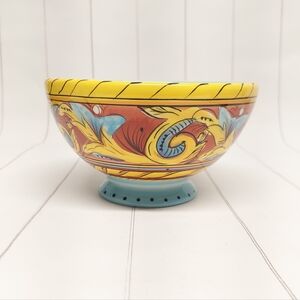 Tabletops Gallery Renaissance Hand-Painted Ceramic Soup/Cereal Bowl